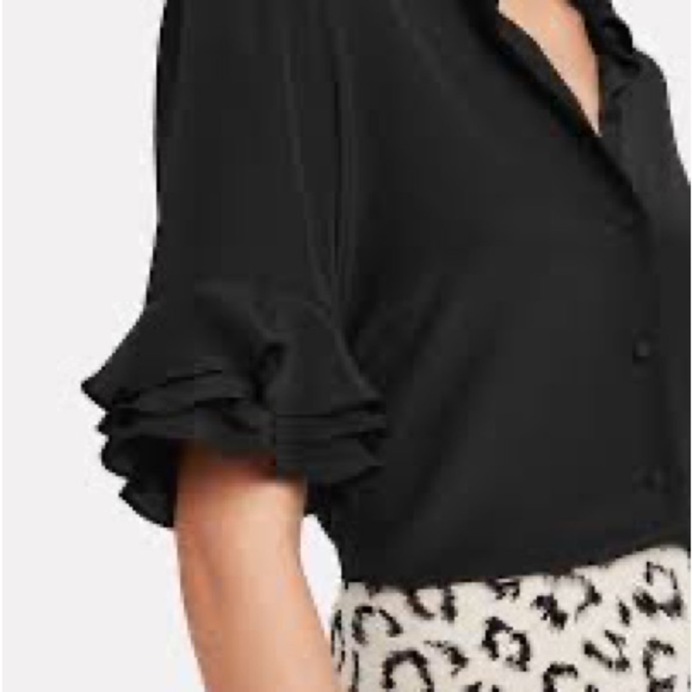 NWT Frame Ruffle sleeve top - Picture 6 of 10